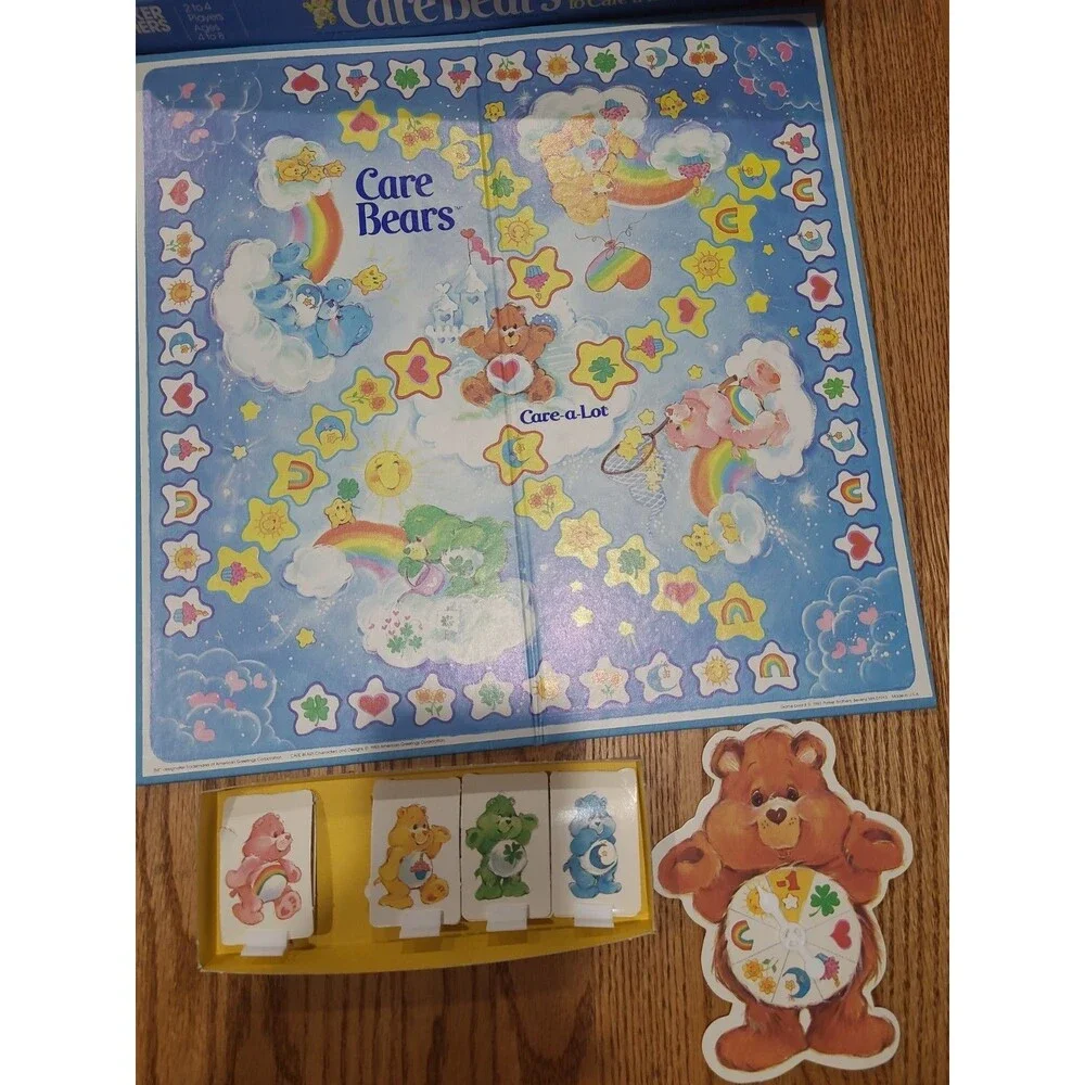 Care Bears Path a lot board game vintage 1983 Parker Brothers happy feelings
